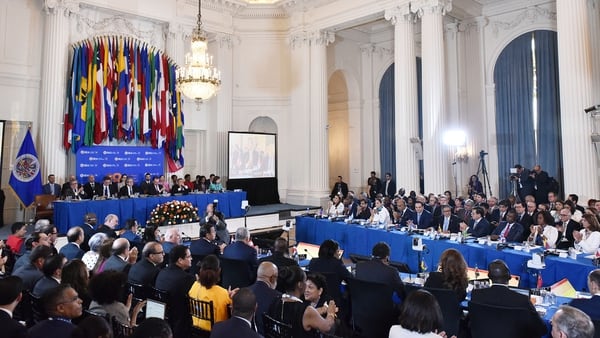 Argentina, Brasil, Canadá, Chile, EEEU, México y Perú pidieron suspender a Venezuela de OEA (AFP)