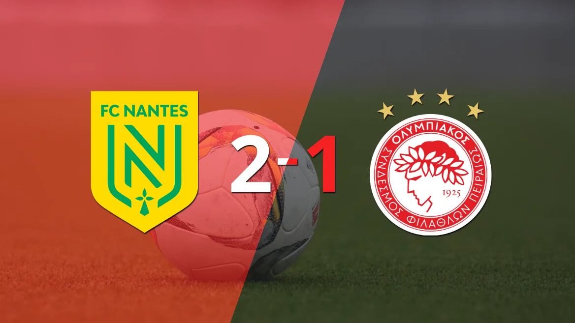 Victoria de Nantes sobre Olympiacos por 2-1