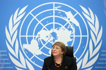 La Alta Comisionada para los Derechos Humanos de la ONU, Michelle Bachelet. Foto: REUTERS/Denis Balibouse