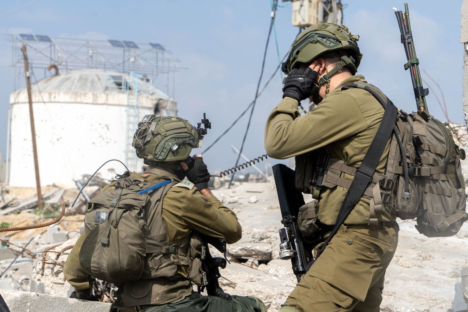 Soldados israelíes en la Franja de Gaza (EFE/Ejército de Israel)