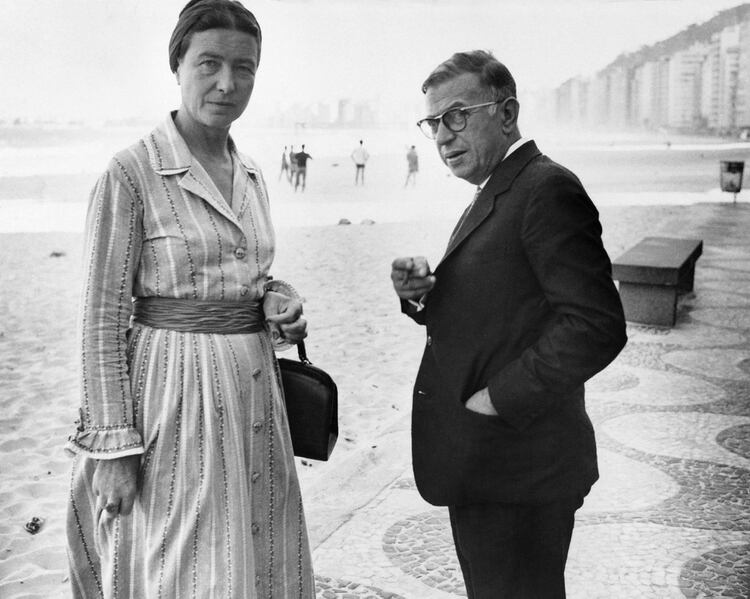 Simone de Beauvoir y Jean-Paul Sartre