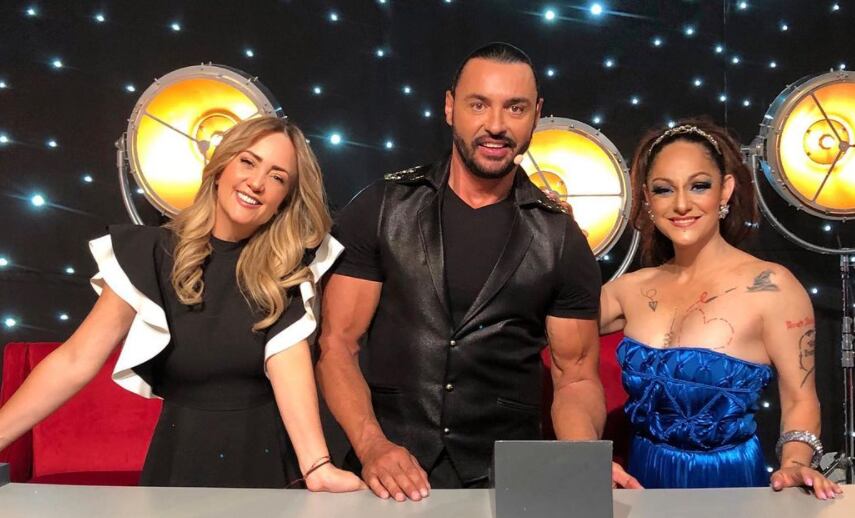 The judges for 'Las Estrellas Bailan en Hoy' are Latin Lover, Andrea Legarreta and Lola Cortés.  (Photo: @ programa_hoy / Instagram)