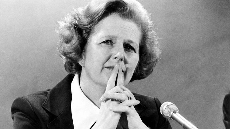 La primera ministra Margaret Thatcher envió la Task Forces a las islas Malvinas luego de la recuperación argentina (Shutterstock) 