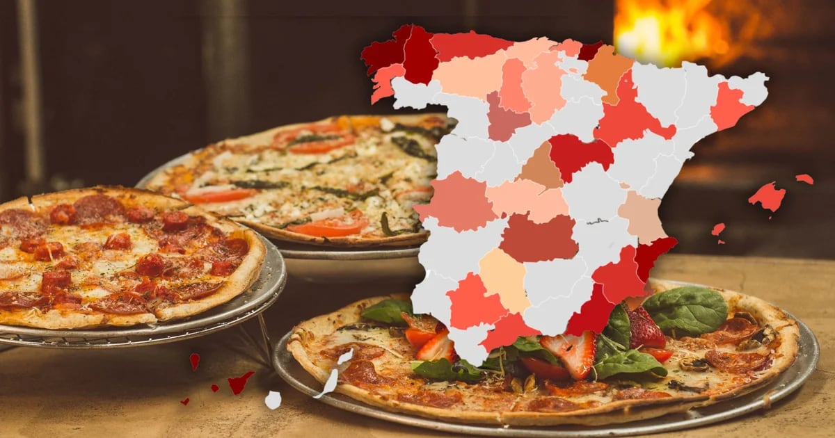 Mappa con le 100 migliori pizzerie della Spagna: dove gustare questa prelibatezza italiana in ogni Comunità Autonoma