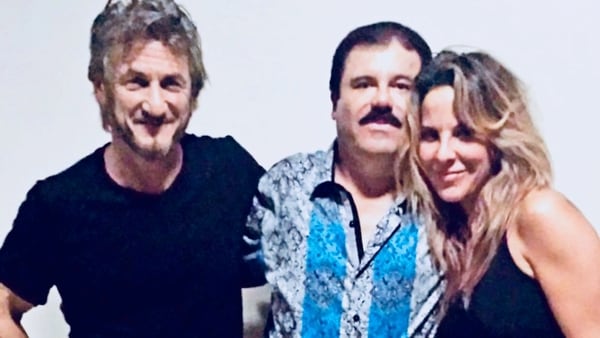 “El Chapo” Guzmán con Sean Penn y la actriz mexicana Kate Del Castillo, el encuentro que posibilitó su captura