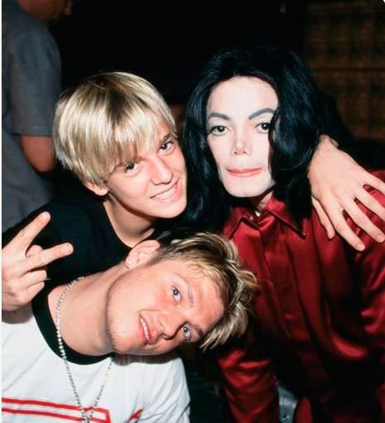 Aaron y Nick Carter eran amigos cercanos de Michael Jackson (Foto: pinterest)