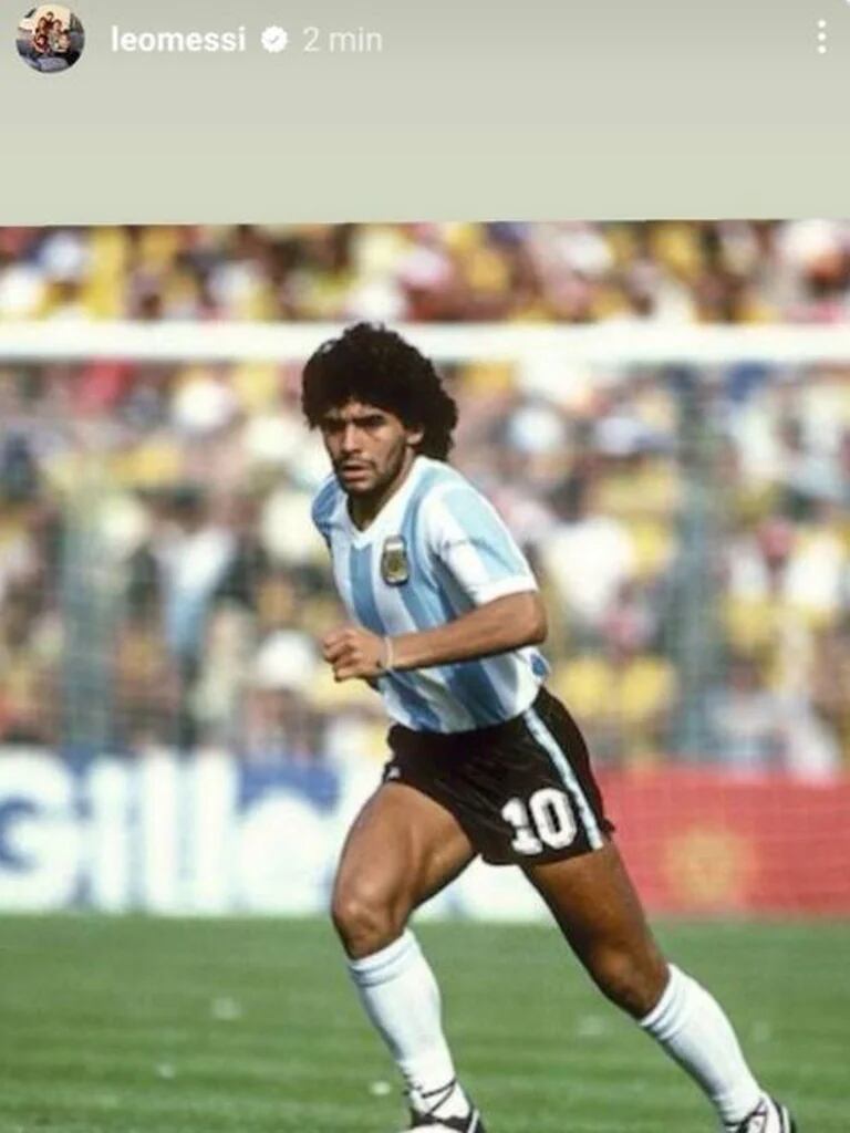 Lionel Messi le rindió tributo a Diego Maradona en las redes sociales: qué foto eligió para recordarlo