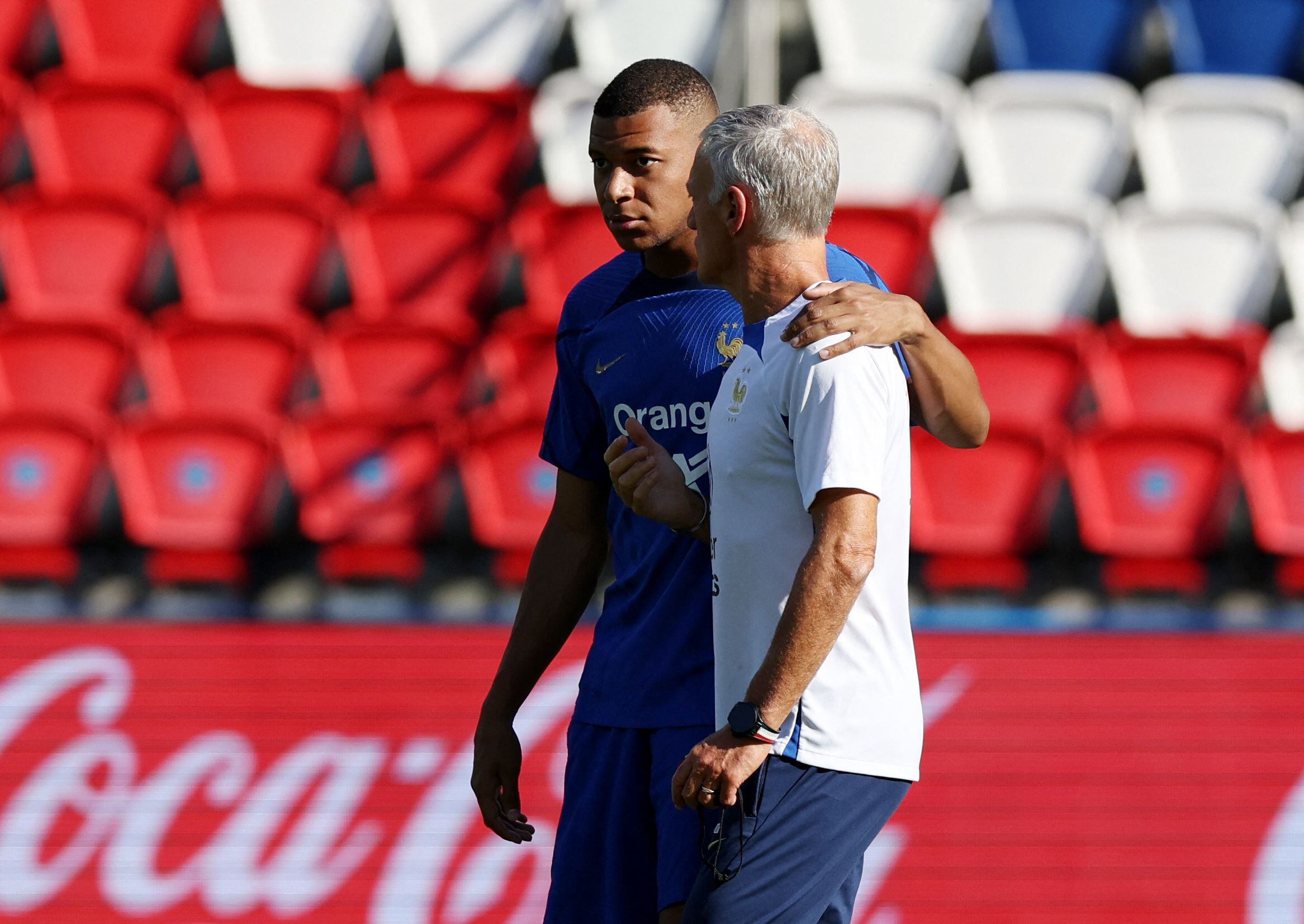 Didier Deschamps también se refirió al presente de Kylian Mbappe (REUTERS/Stephanie Lecocq)