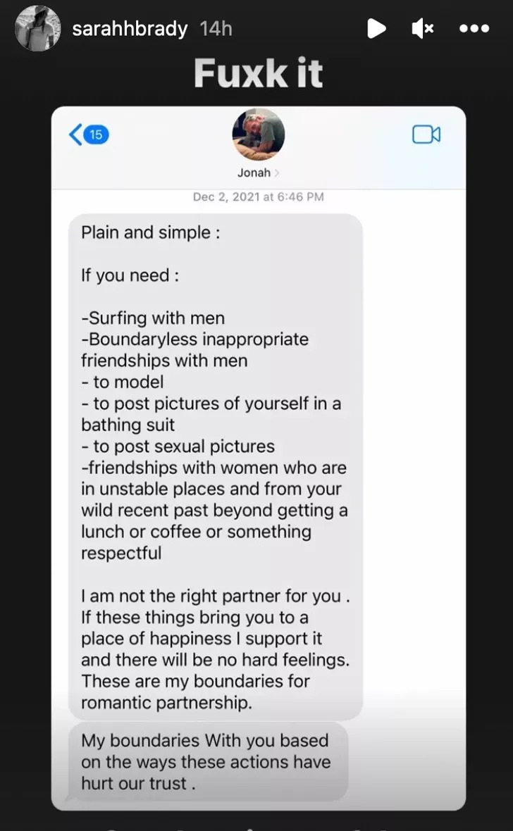 Jonah Hill incluso mandó una lista de todo lo que no quería que su entonces pareja hiciera si querían que la relación funcionara Foto: Instagram/Jonah Hill