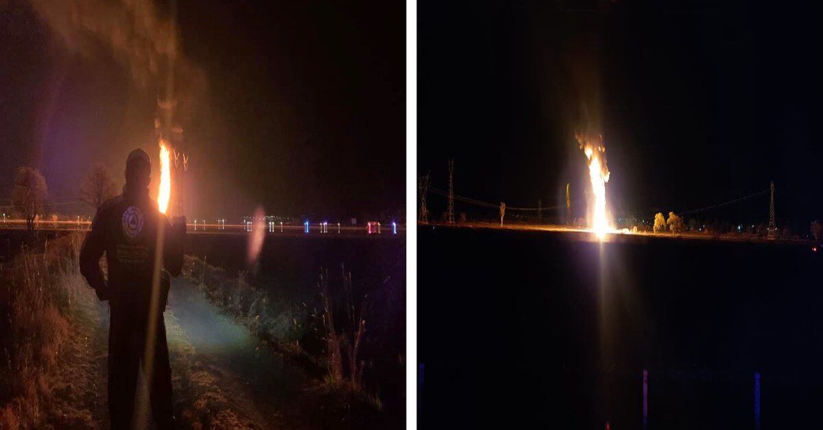 Explosion in the Pemex pipeline near the Mexico-Querétaro Highway