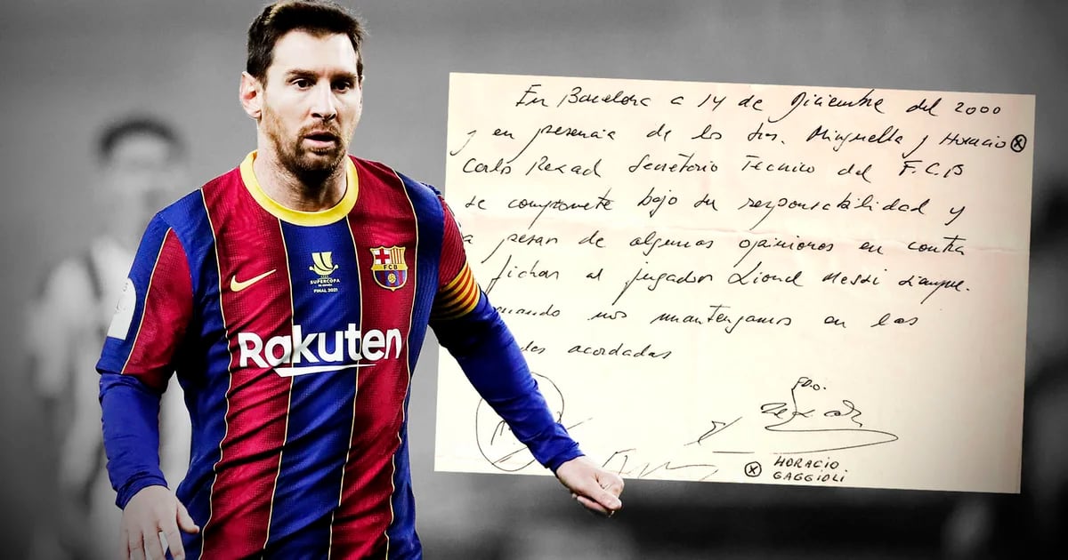 Uno sviluppo inaspettato nella mitica asta dei fazzoletti in cui Messi firmò il suo primo contratto con il Barcellona: “Farò tutto ciò che è in mio potere per contrastarla”.