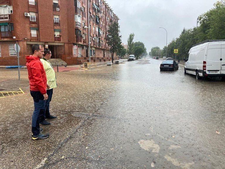 Inundaciones en Toledo tras el paso de la DANA. (EUROPA PRESS)