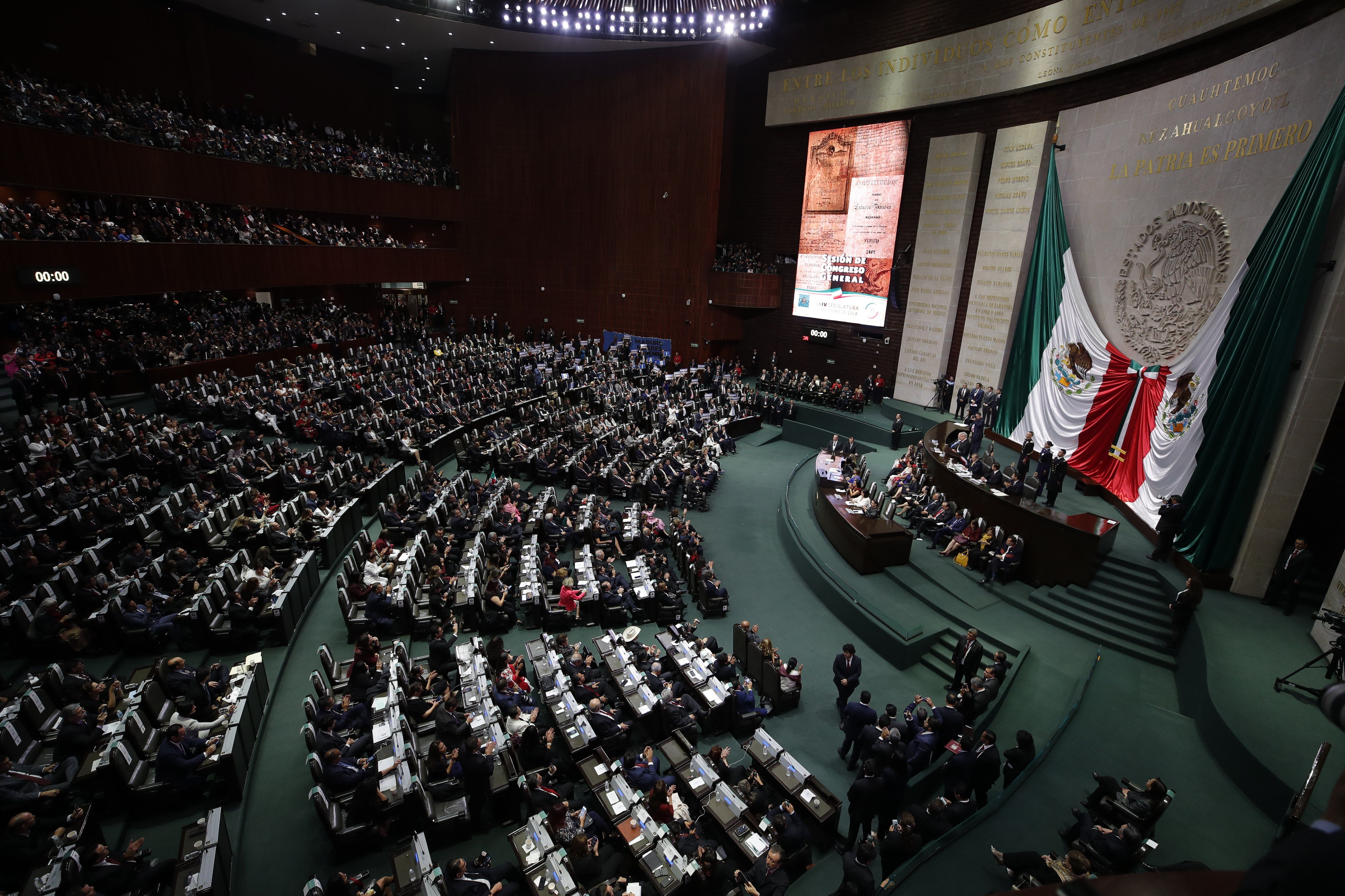 La Cámara de Diputados respalda la postura de la SRE en defensa del Estado mexicano ante las acciones emprendidas por Ecuador. EFE/José Méndez