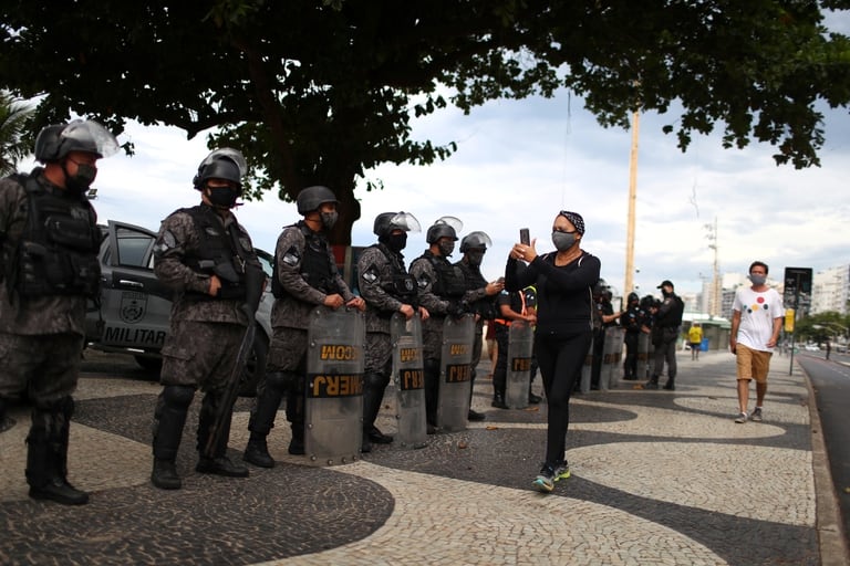 Las protestas de este domingo se registraron sin disturbios (REUTERS/Pilar Olivares)