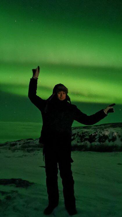 En Teriberka disfrutando de las increíbles auroras boreales