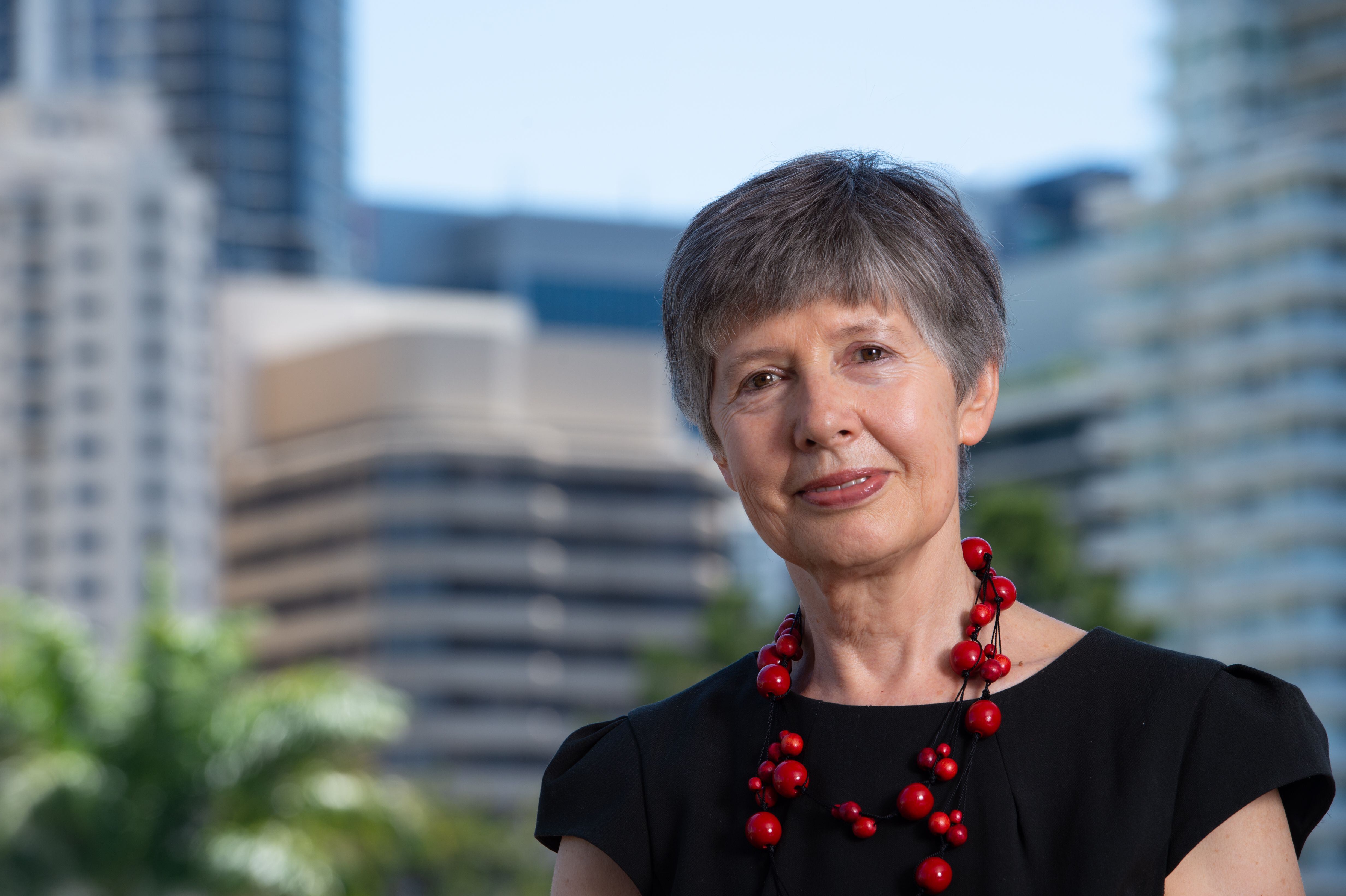 CAPTION QUT air-quality expert Distinguished Professor Lidia Morawska is leading an international call for a "paradigm shift" in combating airborne pathogens such as COVID-19.  CREDIT QUT
