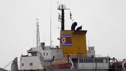 A ship of the North Korean Merchant Navy