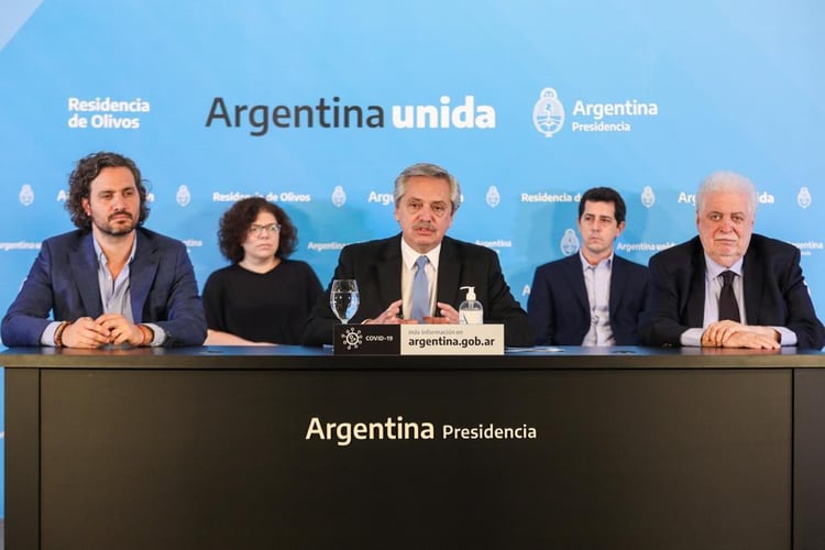 El presidente Alberto Fernández extendió la cuarentena hasta el 10 de mayo