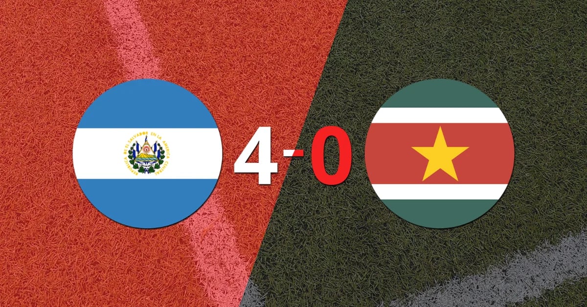 El Salvador beat Suriname 4-0