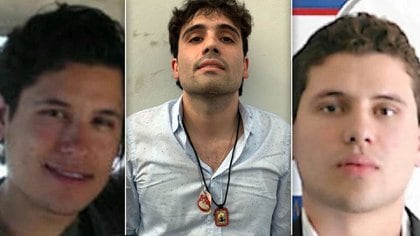 Los hijos de Joaquín Guzmán Loera y herederos del Cártel de Sinaloa. (Izquierda a derecha) Alfredo, Ovidio e Iván Archivaldo Guzmán (Foto: Especial)