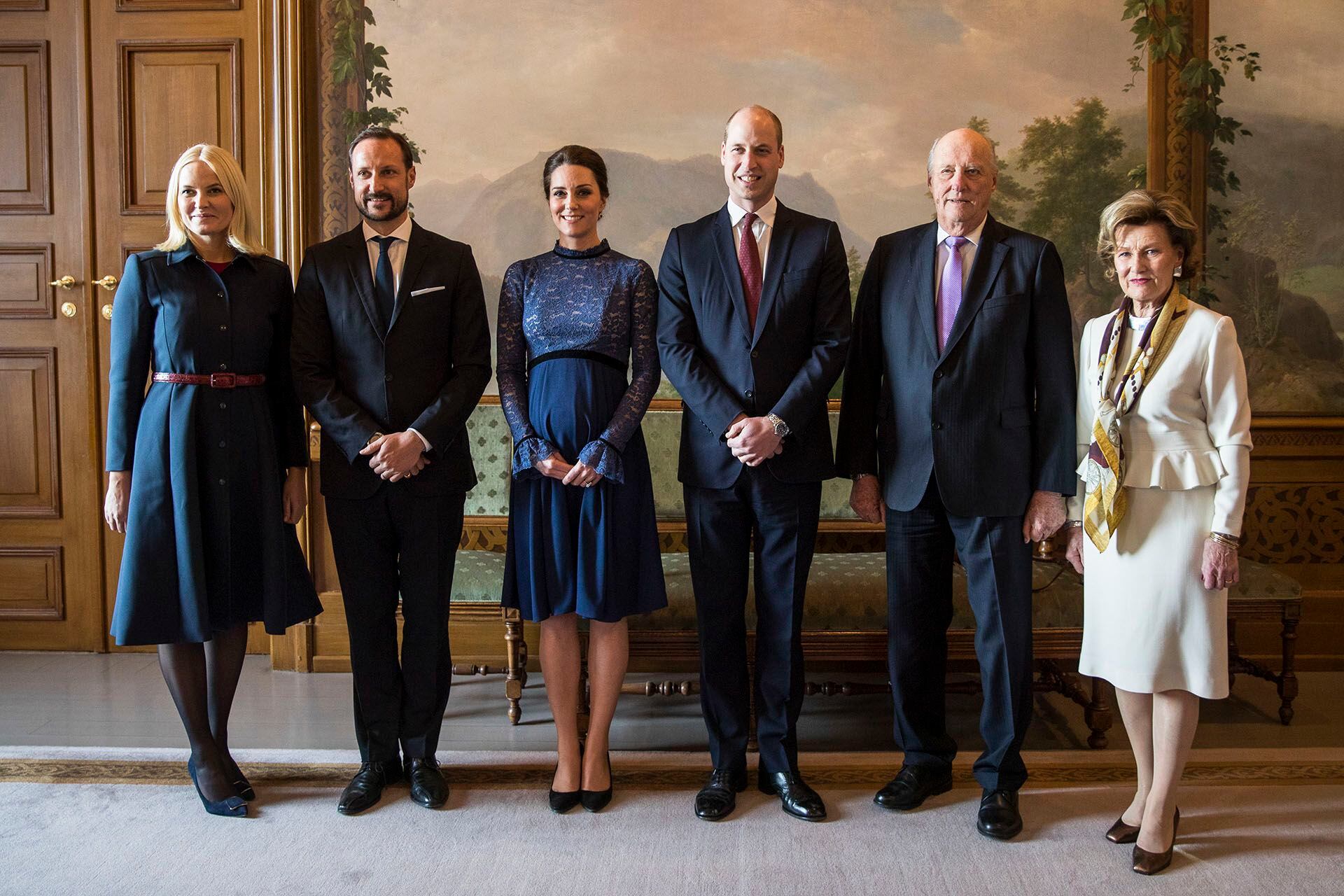 La familia real de Noruega (AFP PHOTO / NTB Scanpix / Vidar RUUD / Norway OUT)