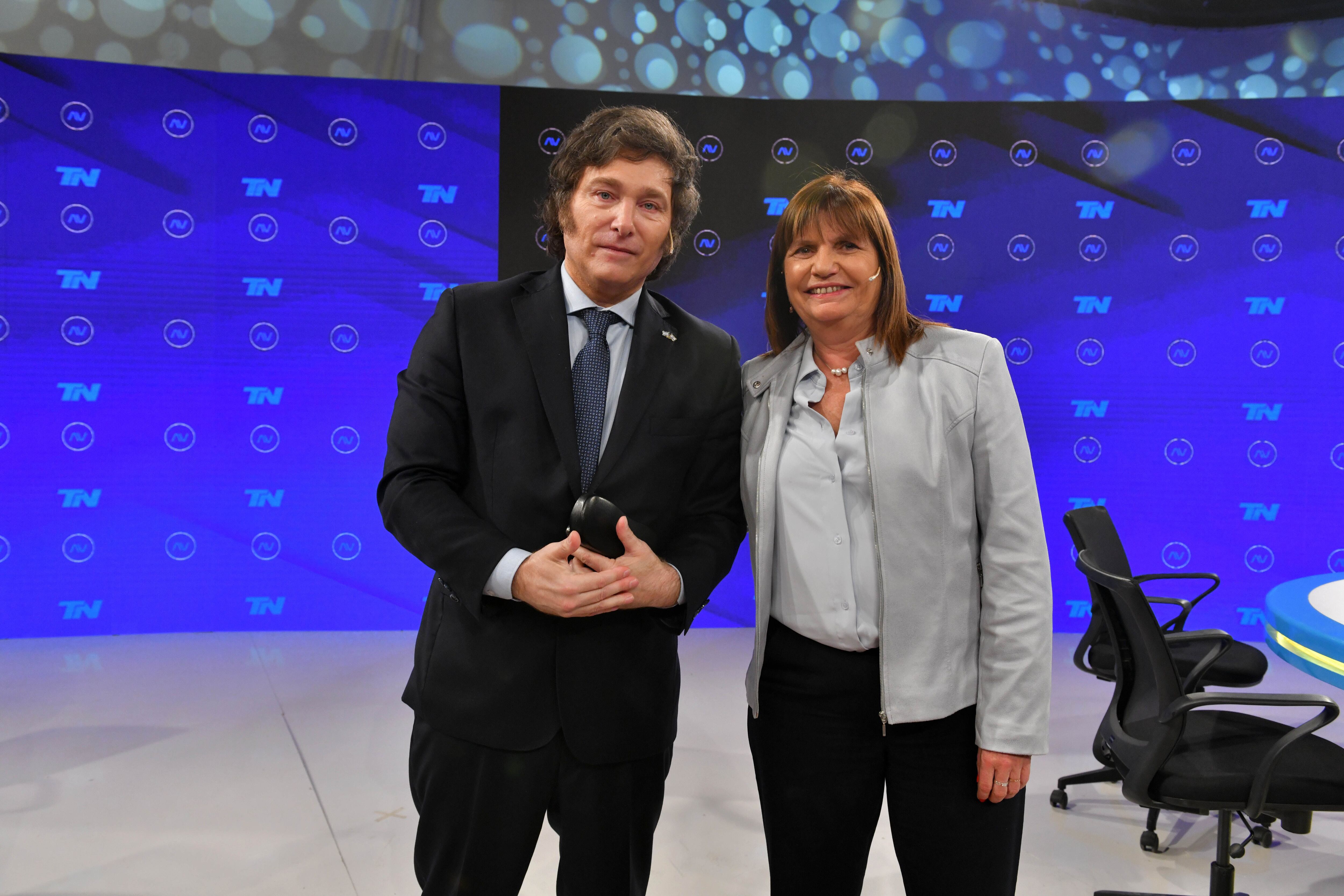 Javier Milei y Patricia Bullrich (EFE)