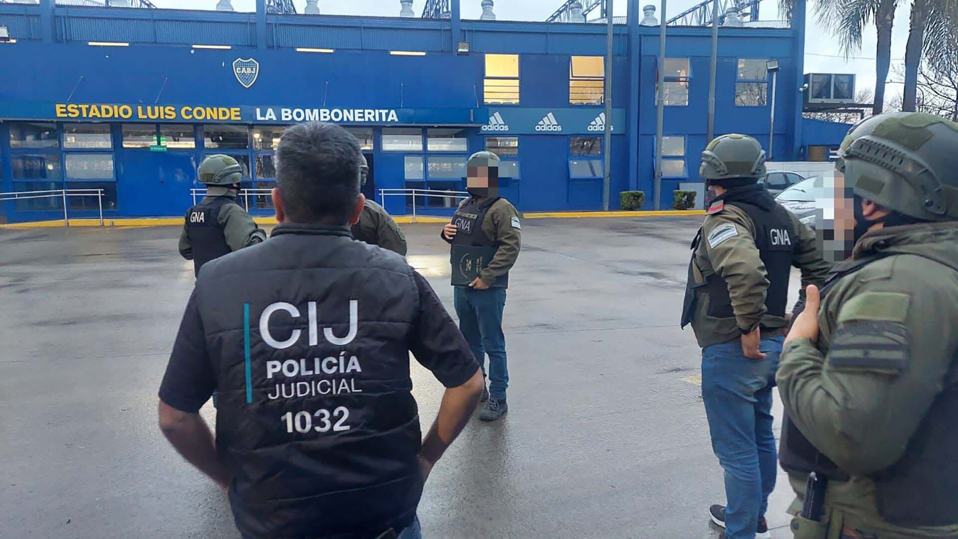 Boca Juniors: Allanamiento en la Bombonera