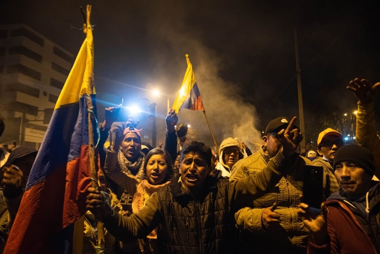 Lenín Moreno acusó a Maduro de haber orquestado las protestas violentas en Ecuador