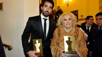 Mirtha Legrand y Nacho Viale (Crédito: Verónica Guerman)