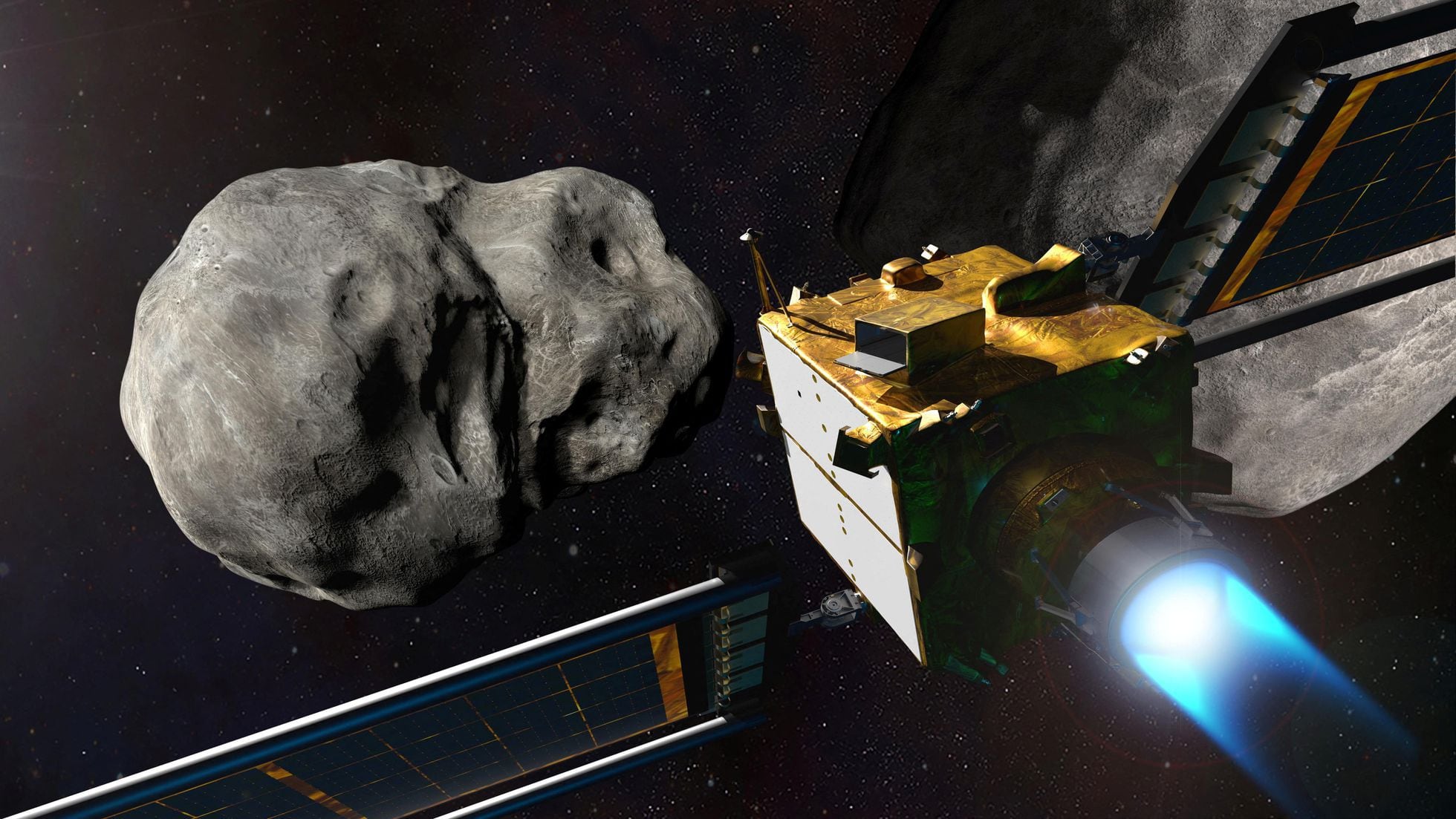 Misión DART, logró desviar con éxito un asteroide de 160 metros de diámetro (NASA)
