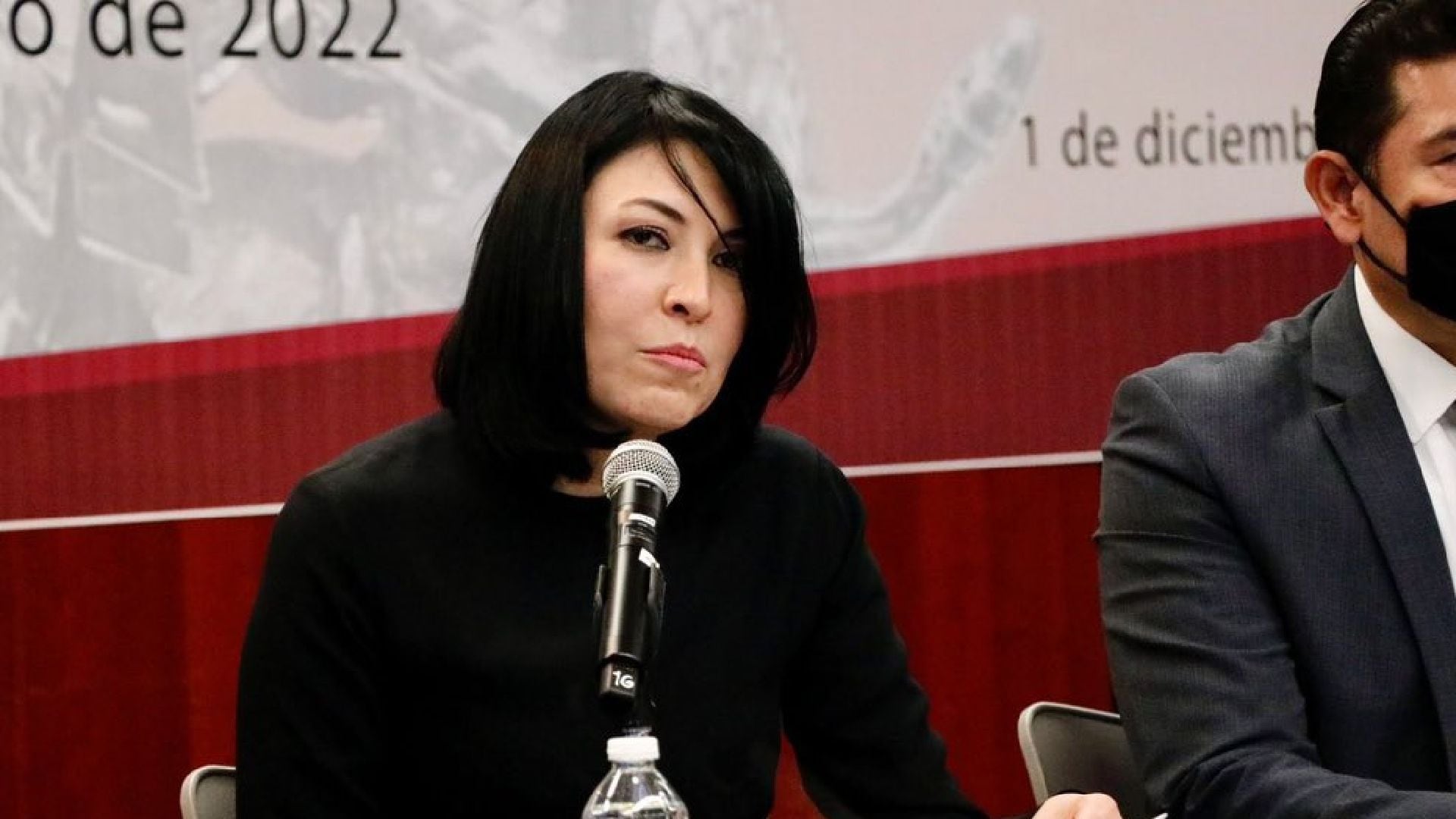 Morena's bench in the Senate has already expressed its support for teacher Victoria Rodríguez Ceja (Photo: Twitter/@IfigeniaMtz)