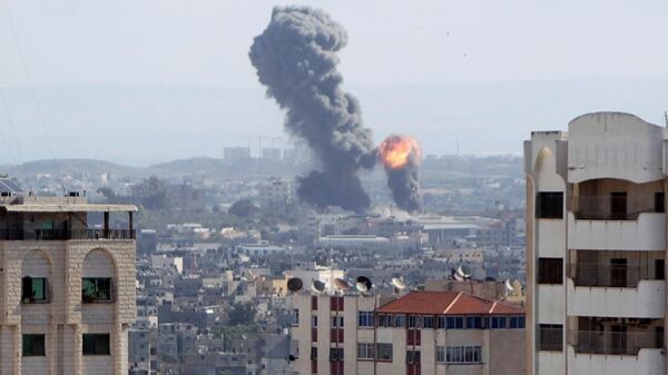 Una vista de la ciudad de Gaza, en la Franja controlada por Hamas (Reuters)