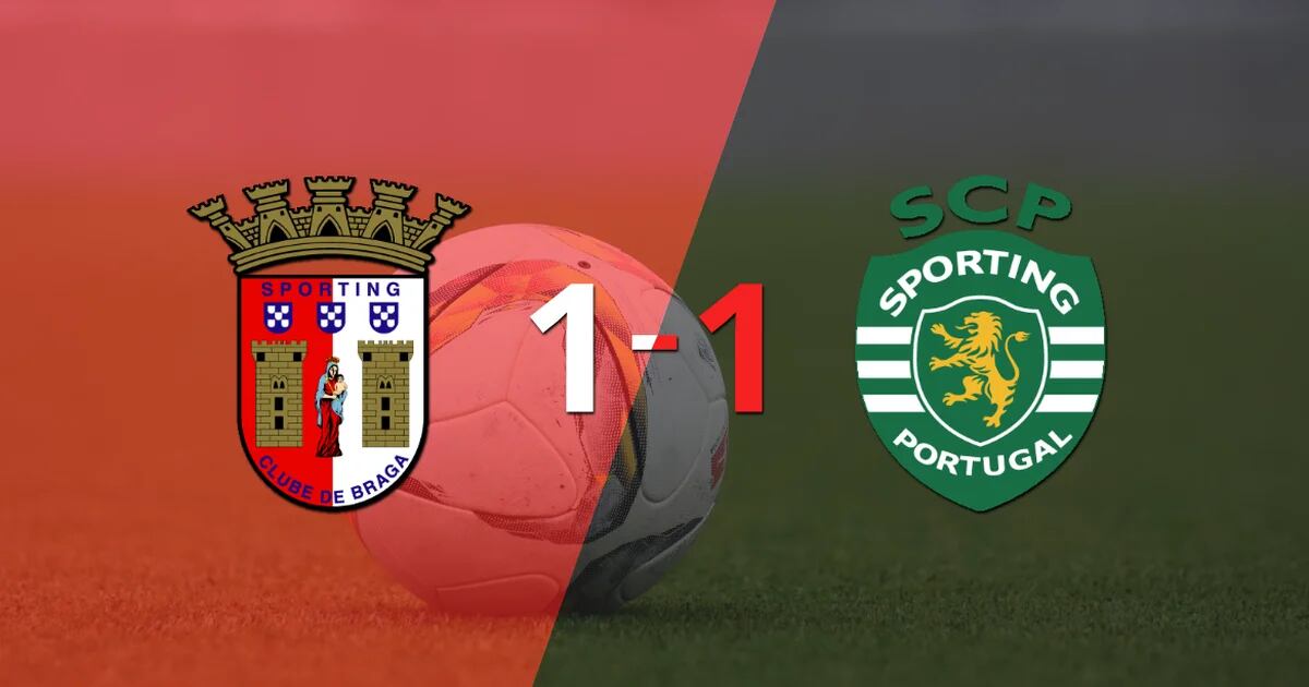SC Braga e Sporting Lisboa dividiram os pontos 1 a 1