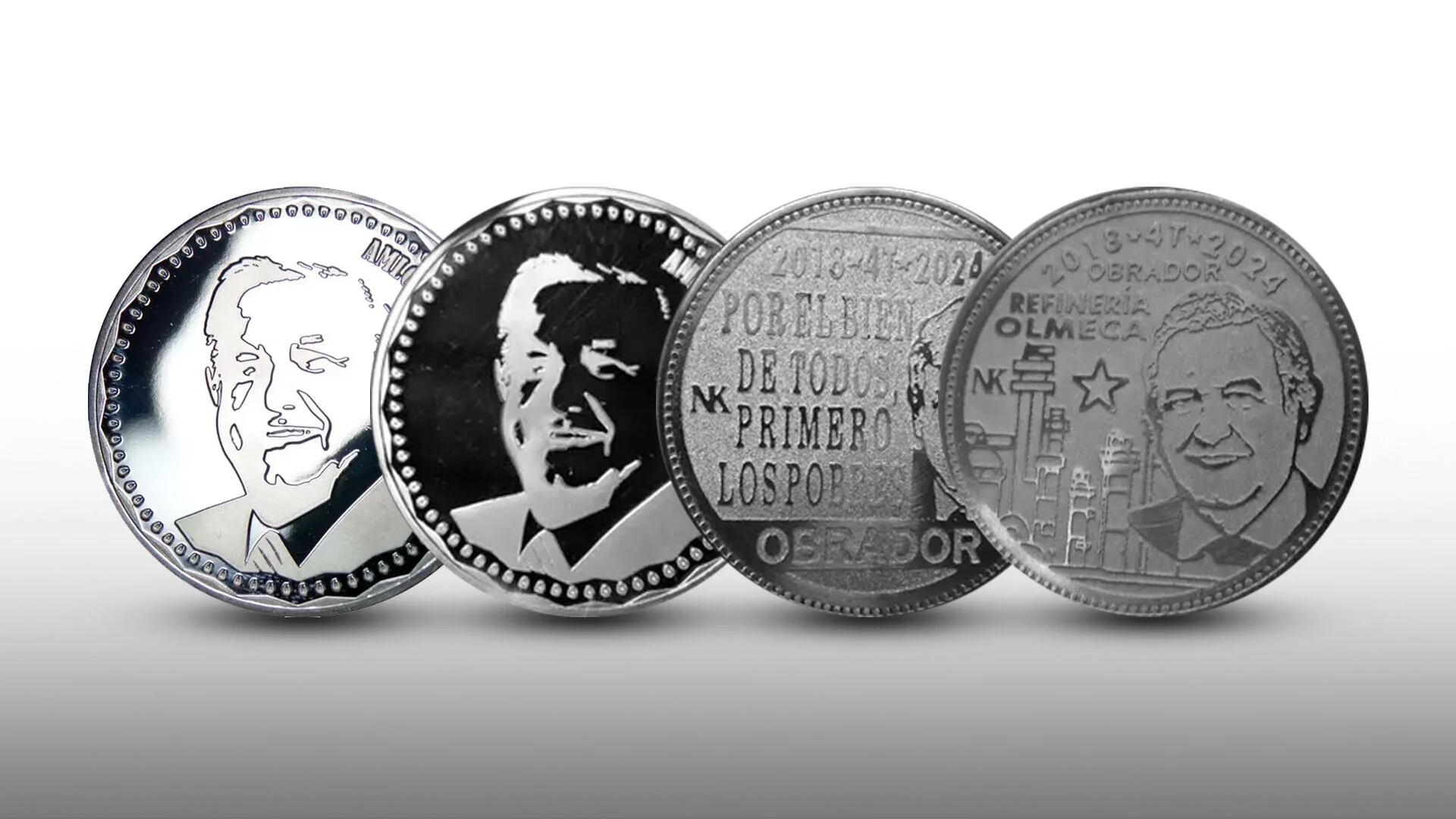 ¿Cuáles son las monedas de AMLO que se venden en más de 70 mil pesos por internet?