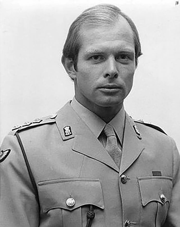 Capitán John Hamilton de las tropas de montaña del SAS