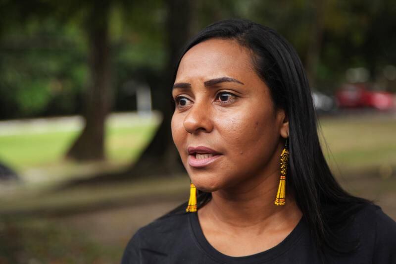 Puyr Tembé, secretaria para los Pueblos Indígenas del estado de Pará (Brasil). Foto: RedePará