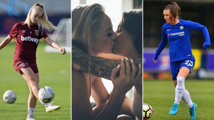 Las jugadoras suizas Alisha Lehmann (West Ham) y Ramona Bachmann (Chelsea) son rivales y novias a la vez