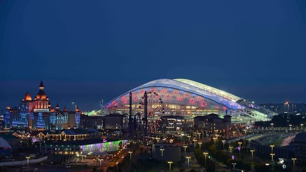 Fisht Stadium en Sochi, Rusia. (REUTERS/Evgeny Reutov)