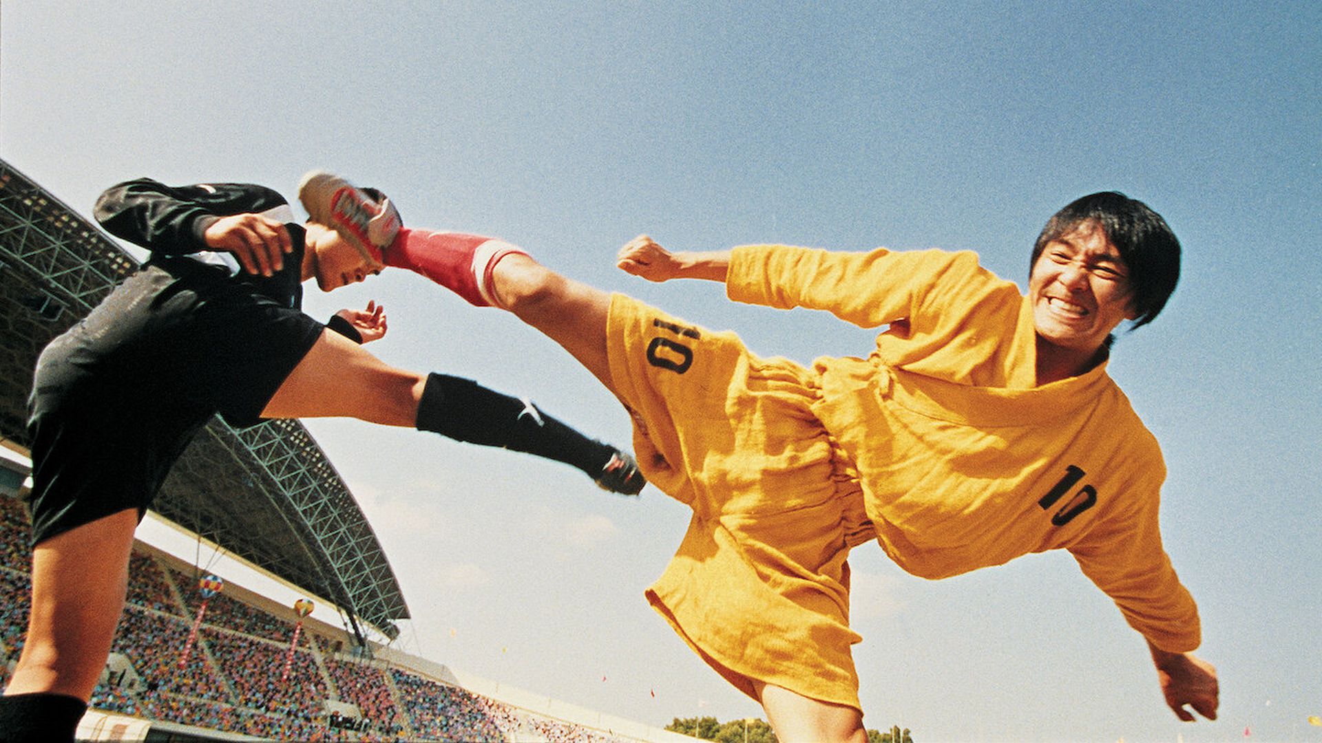 Escena de la película Shaolin Soccer