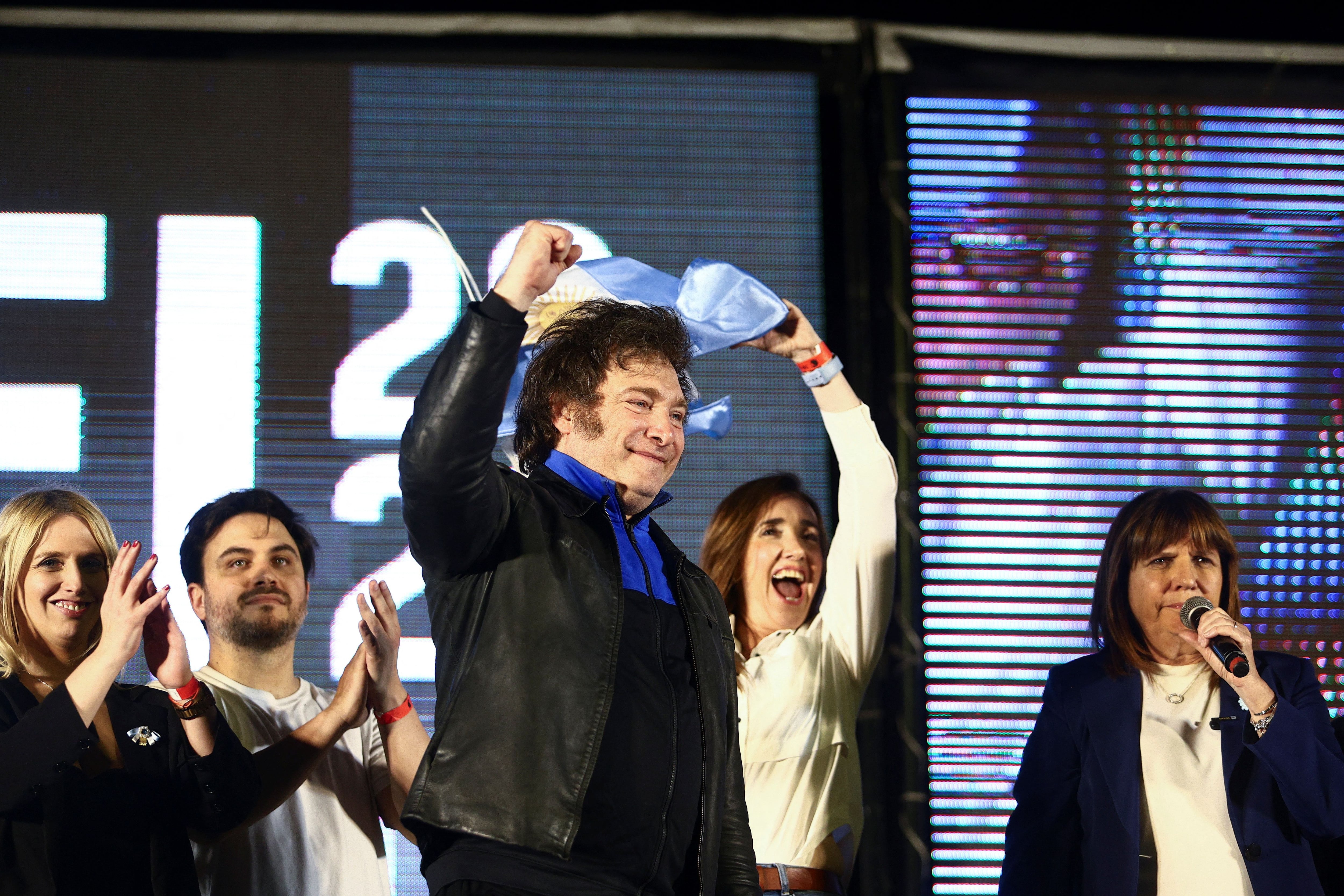 Milei cerró en Córdoba su campaña electoral (REUTERS/Matias Baglietto)