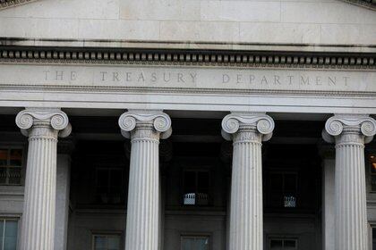 Facade of the United States Department of the Treasury.  Photo: REUTERS / Andrew Kelly