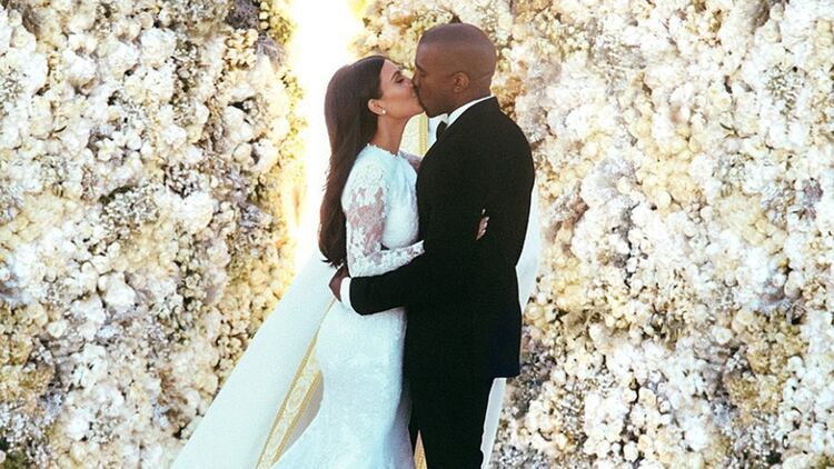Kim y Kanye se casaron en mayo de 2014