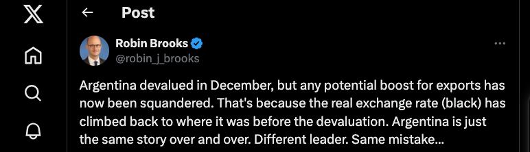 El mensaje de Brooks en "X".