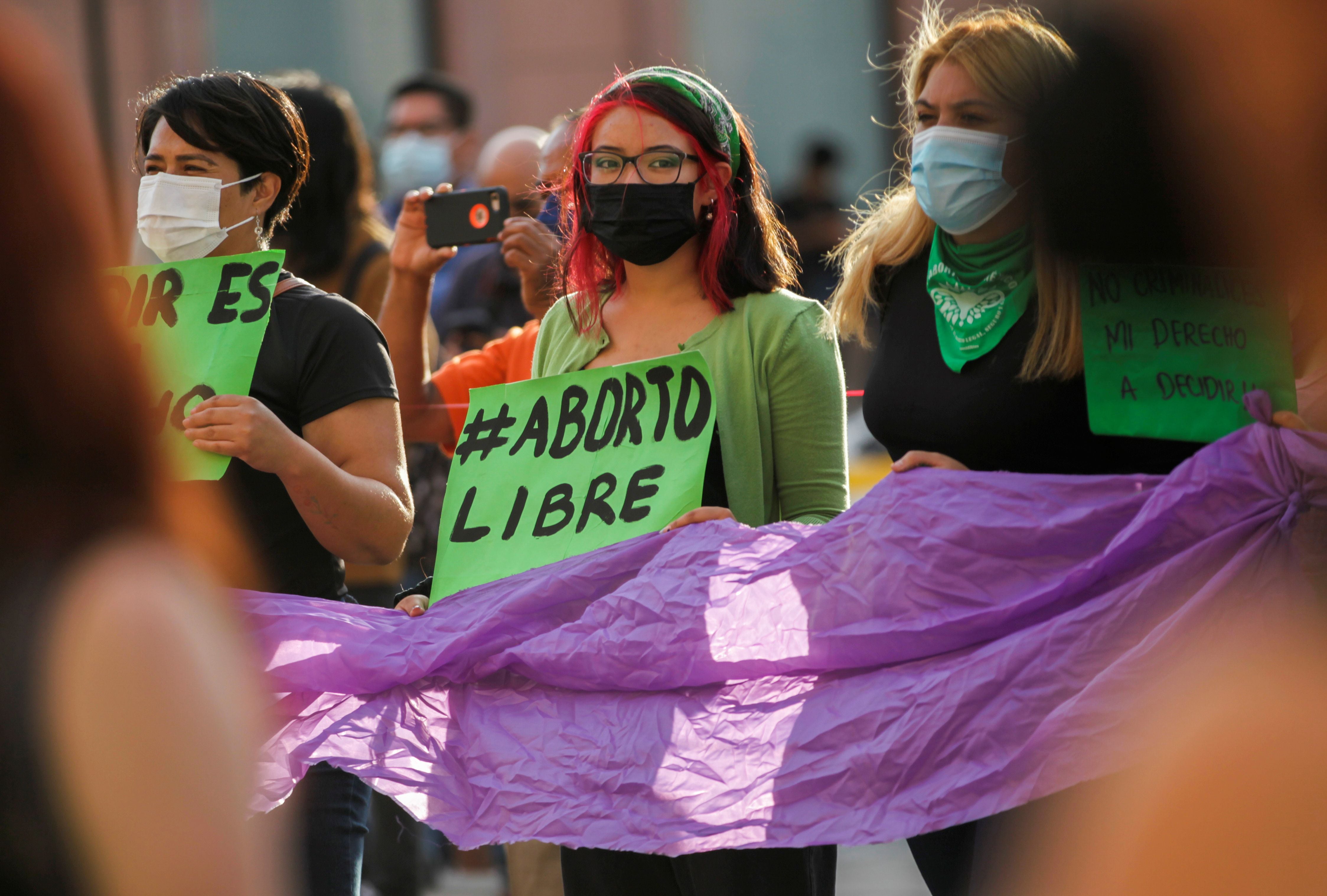  Movimiento Causa Justa conmemora avance en la libertad reproductiva con actos simbólicos - crédito Daniel Becerril/Reuters