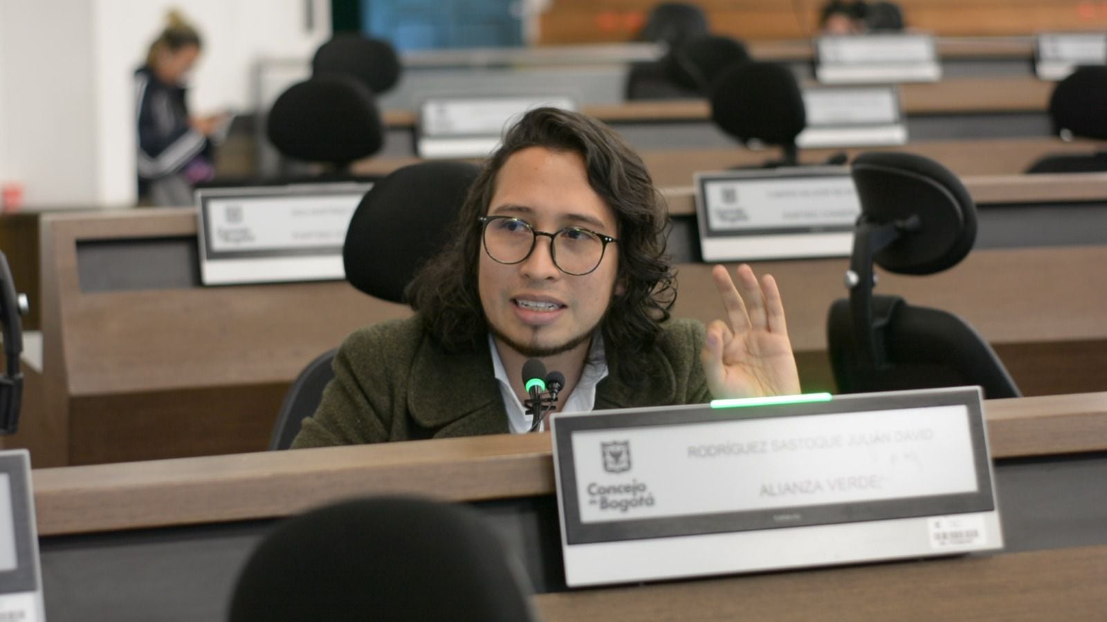 Concejal de Bogotá y líder político - crédito @ElJuliSastoque/X