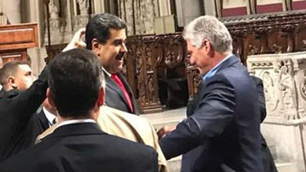 Nicolás Maduro y Miguel Díaz-Canel en Nueva York
