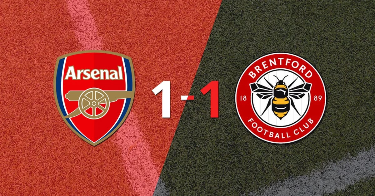 1-1 draw between Arsenal and Brentford