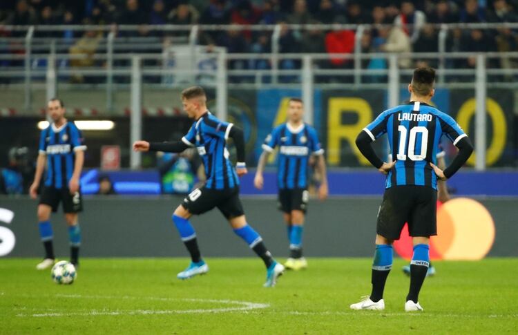 El inter quedó afuera de la Champions League - REUTERS/Alessandro Garofalo