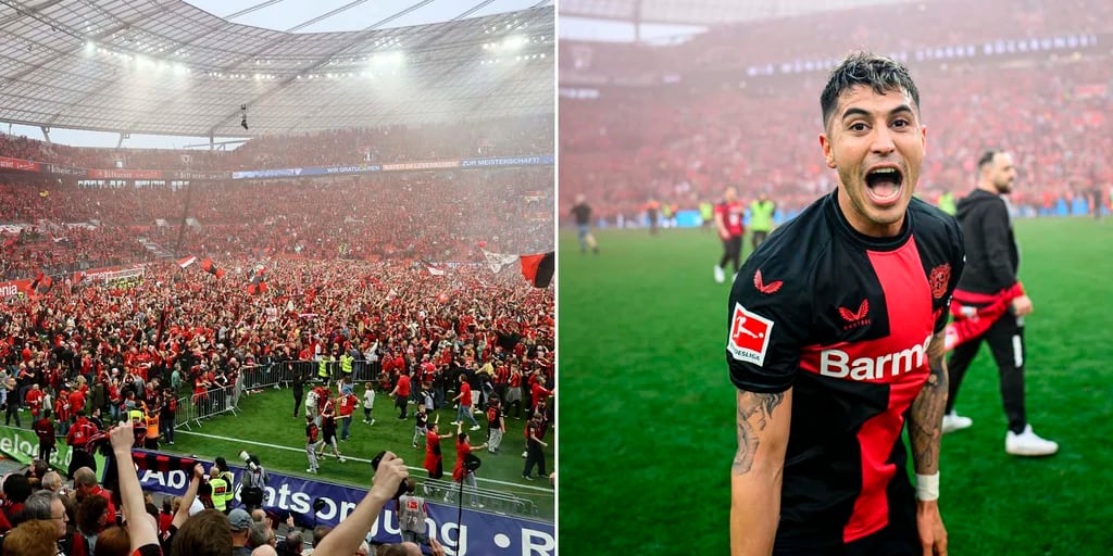 Histórico: el Bayern Leverkusen de Exequiel Palacios logró su primer título en la Bundesliga