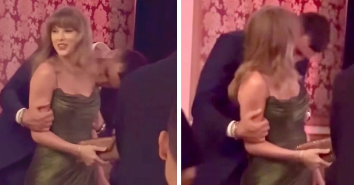 Travis Kelce non ha potuto fare a meno di coprire Taylor Swift di baci durante un evento di beneficenza